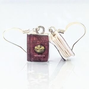 Outlander Mini Book Earrings